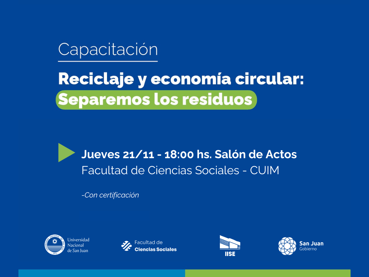 Separemos los residuos: capacitación sobre economía circular y reciclaje