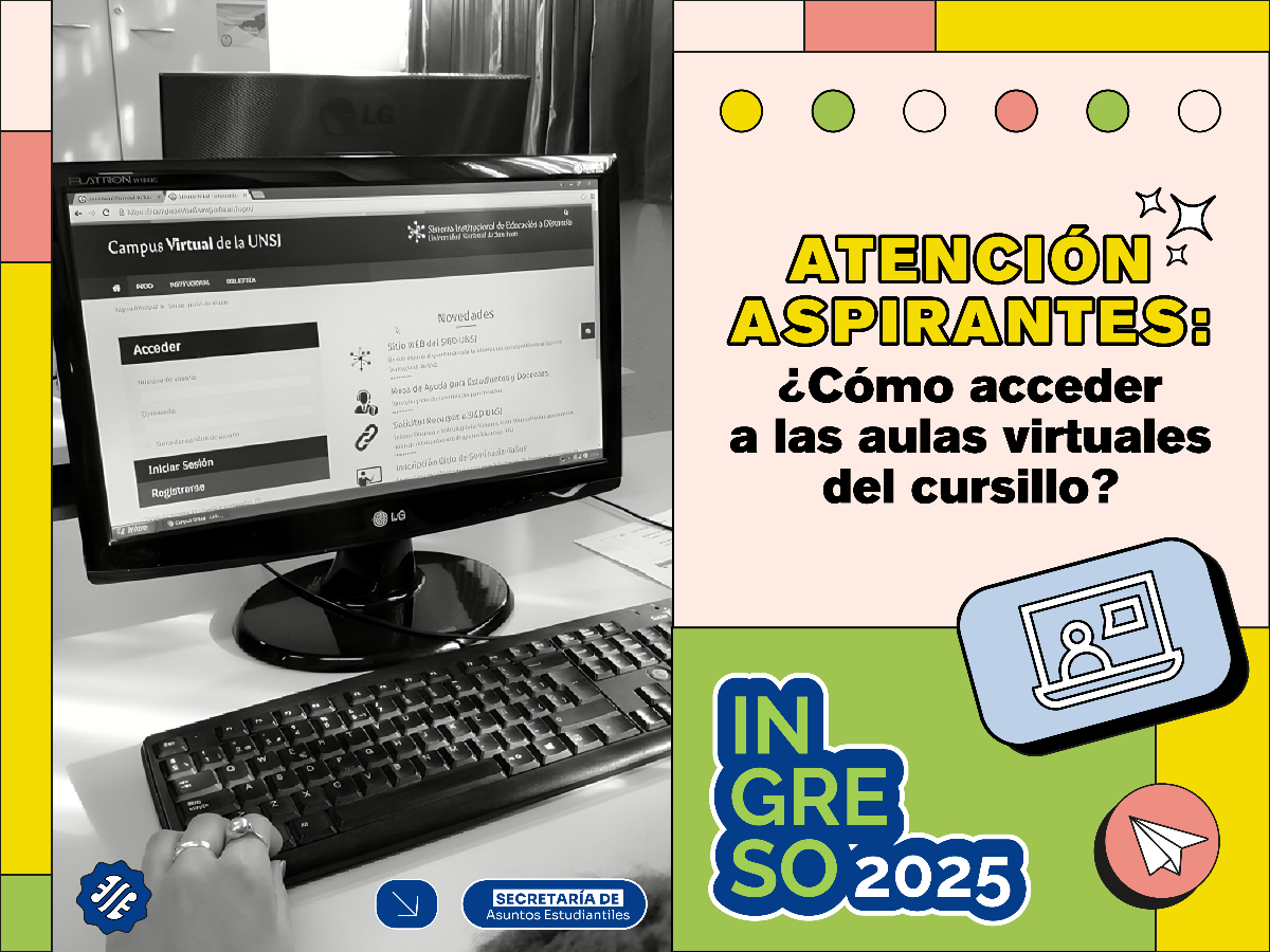 Acceso a las aulas virtuales de los cursos de nivelación