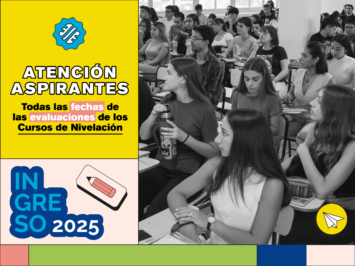 Todas las fechas de las evaluaciones de los cursos de nivelación de la Facultad