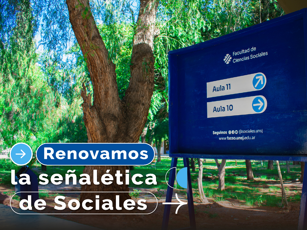 Sociales transita la última etapa de actualización de su señalética