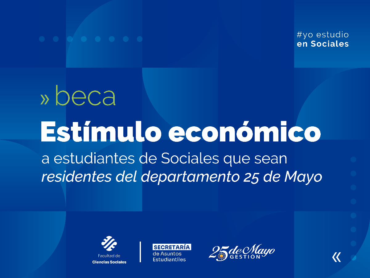 Estudiantes oriundos de 25 de Mayo podrán recibir una beca de ayuda económica
