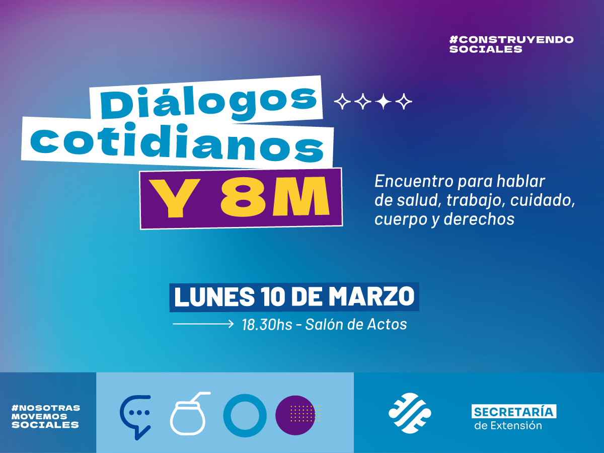 Habrá una actividad en el marco del 8M en Sociales 