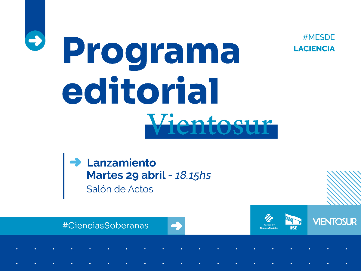 Sociales lanza Vientosur, una propuesta de publicaciones científicas de acceso abierto