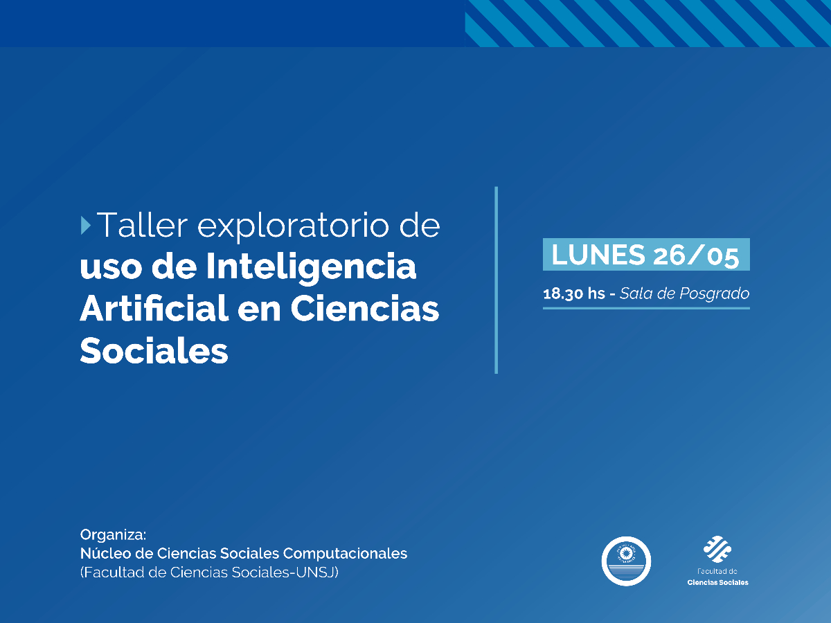Habrá un conversatorio-taller sobre los usos de la inteligencia artificial en las actividades de docencia, investigación y extensión
