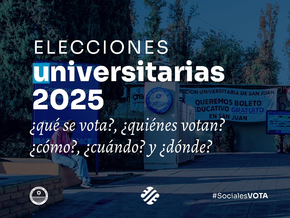 Toda la Universidad Nacional de San Juan elige a sus autoridades