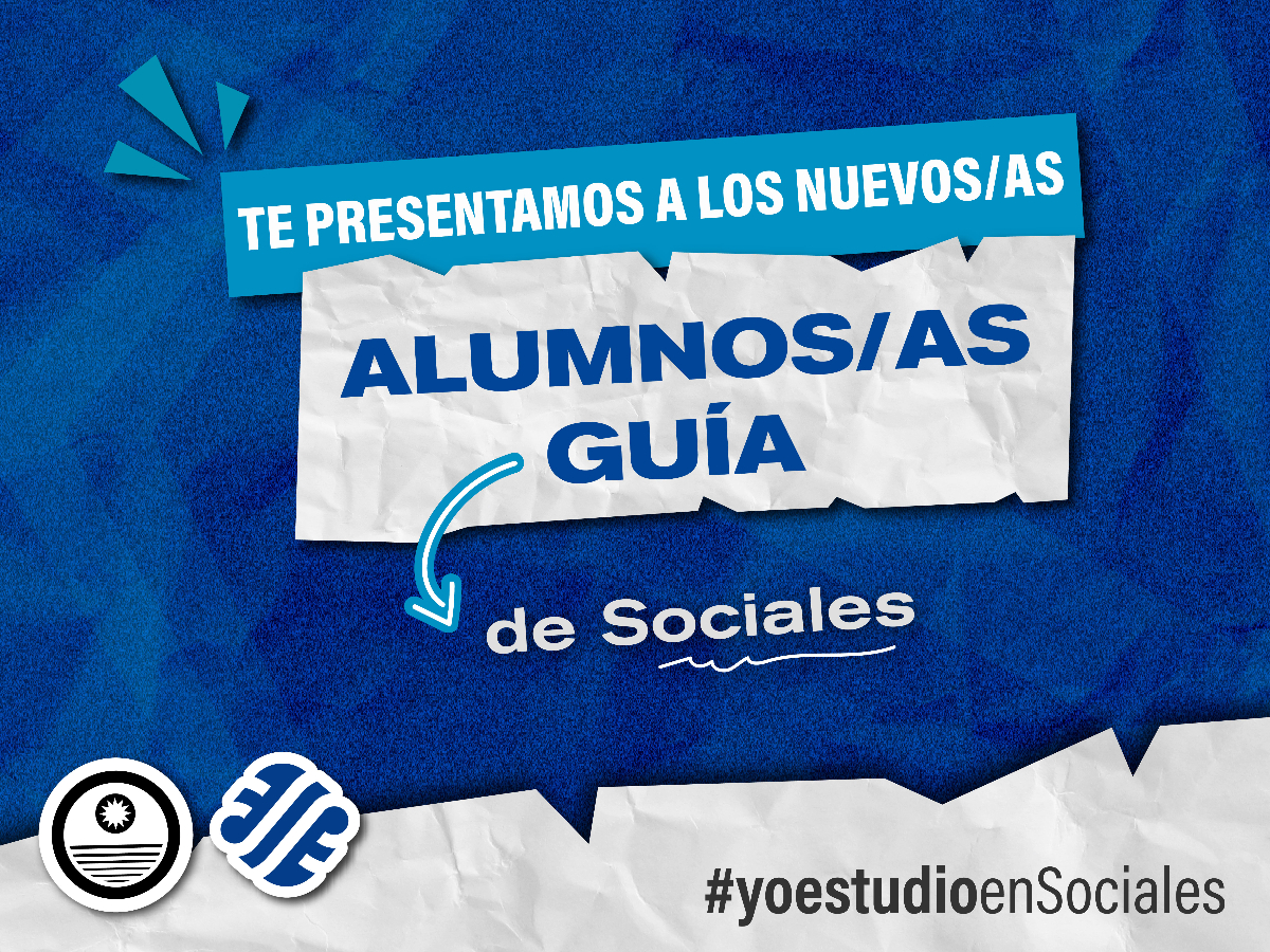 Sociales presenta a los alumnos/as guía del ciclo 2025-2026