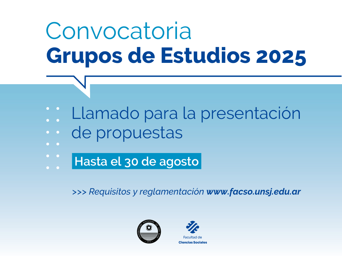 Sociales abrió nuevamente la posibilidad de conformar grupos de estudio