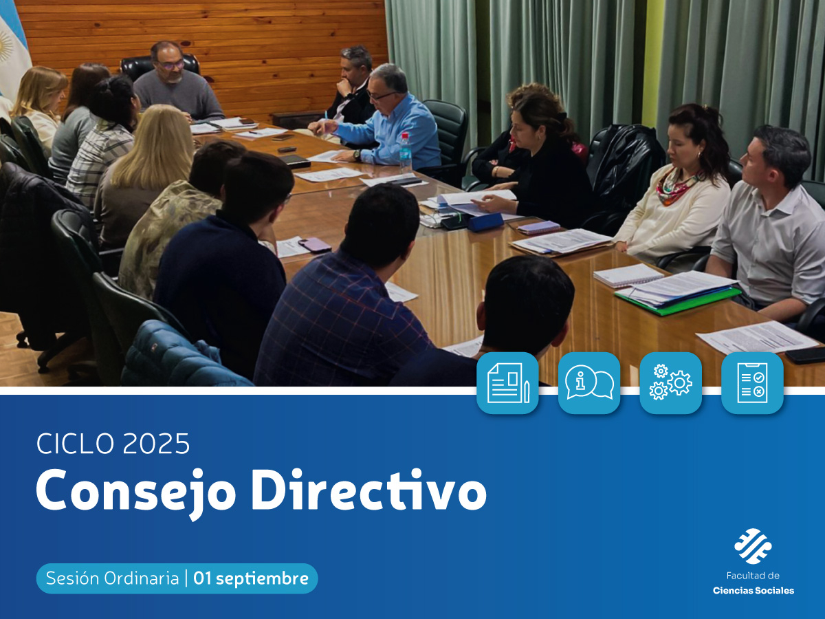 El Consejo Directivo tuvo su quinta sesión