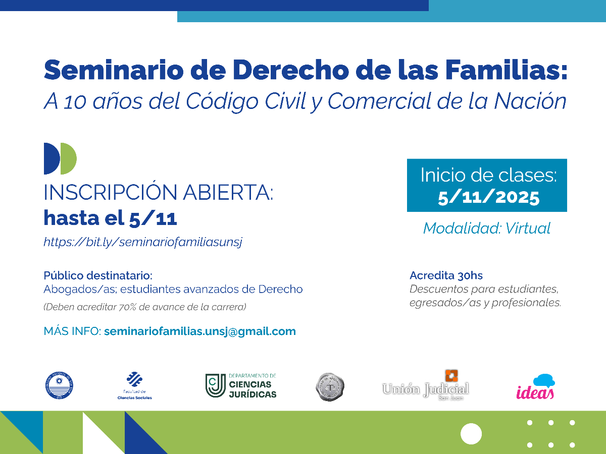  Diez años del Código Civil: nuevos desafíos para el Derecho de las Familias