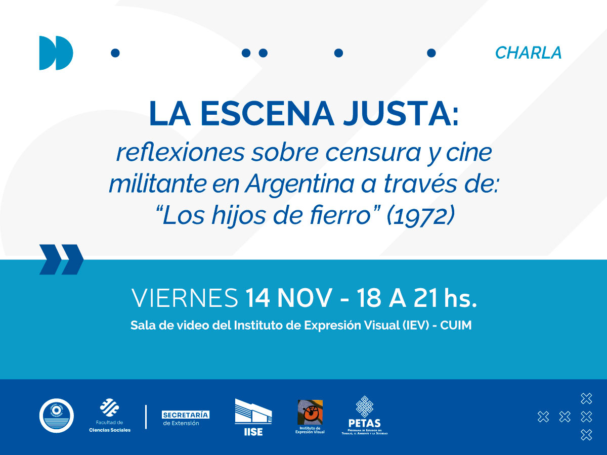 En Sociales se proyectará la película “Los hijos de fierro”