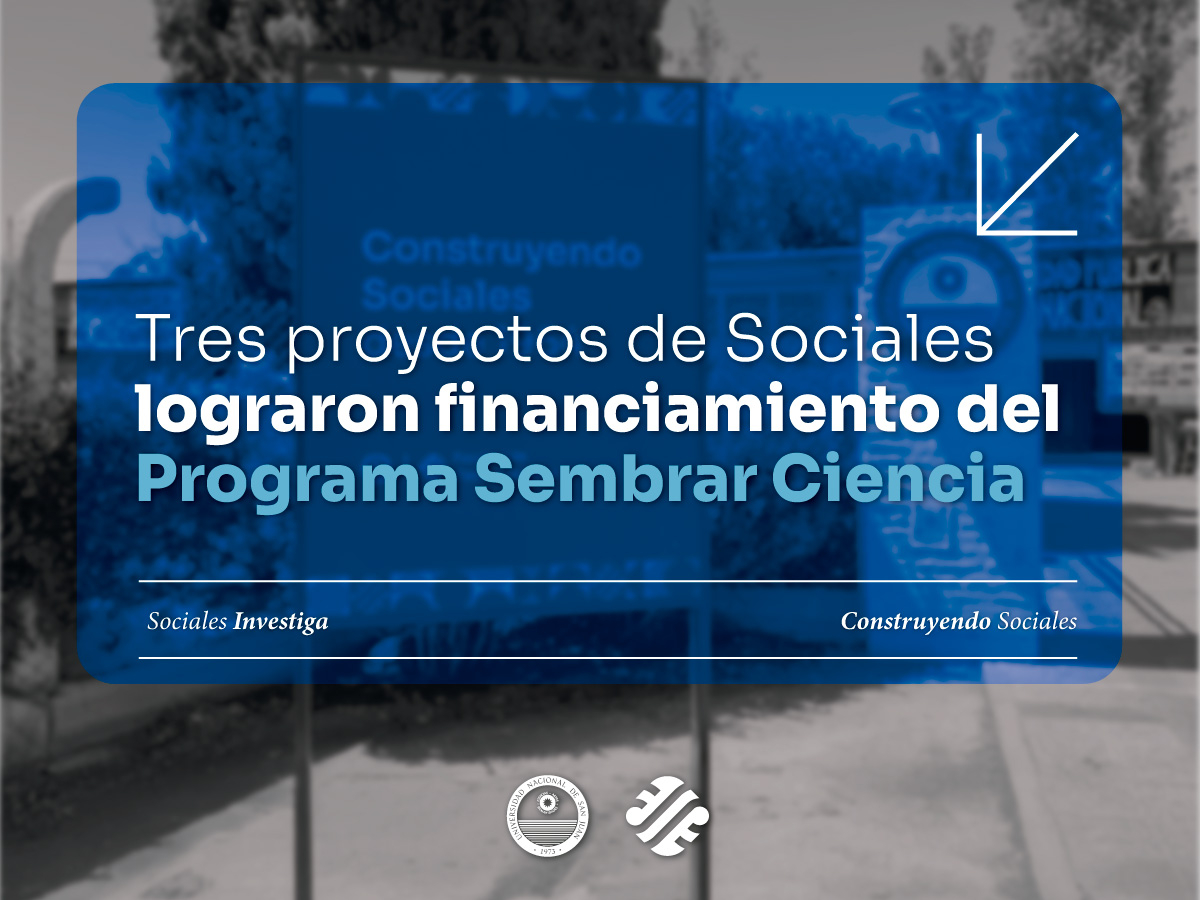 Equipos de investigación de Sociales serán financiados por el Programa Sembrar Ciencia