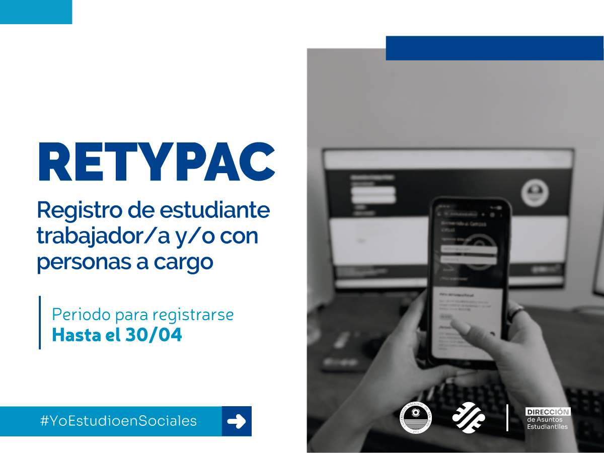 Está abierto el Registro de Estudiantes Trabajadores o con Personas a Cargo