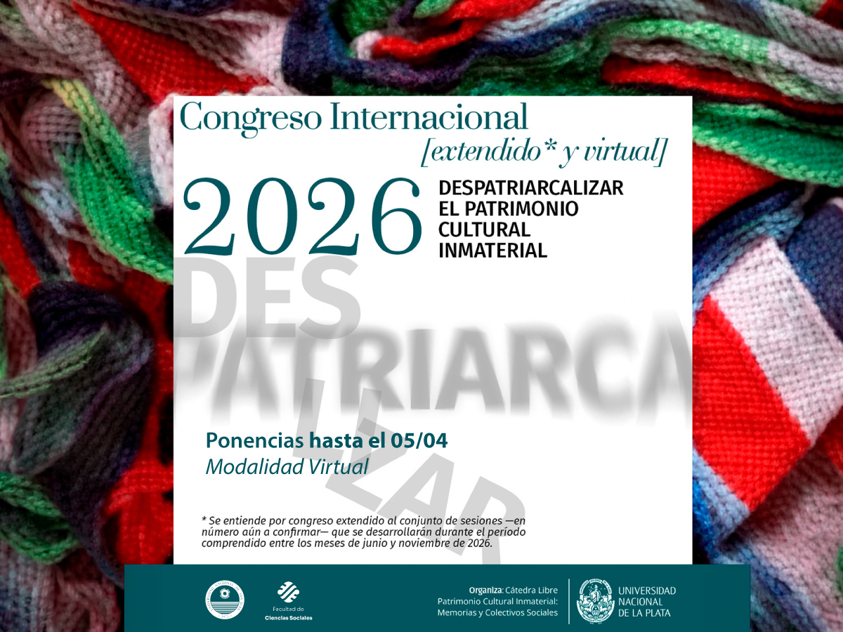 Habrá un congreso internacional cuya propuesta es “Despatriarcalizar el patrimonio cultural inmaterial”