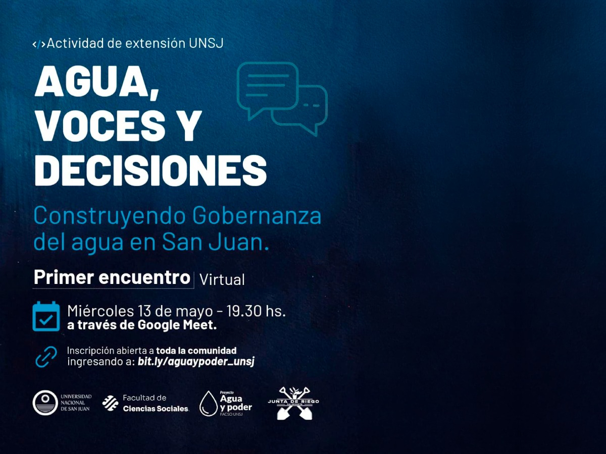 Conversatorio: Agua, voces y decisiones 