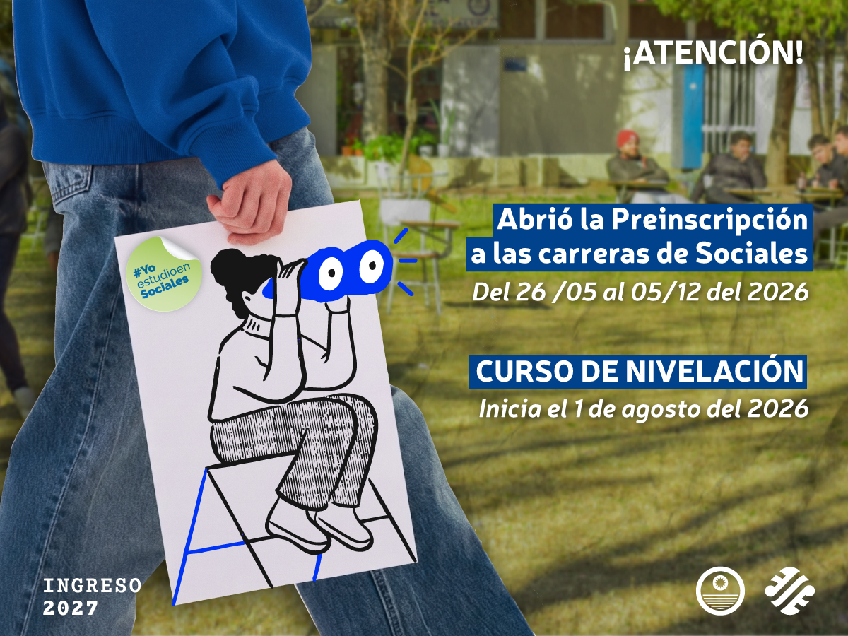 Ya están abiertas las preinscripciones para el ingreso 2027 en Sociales