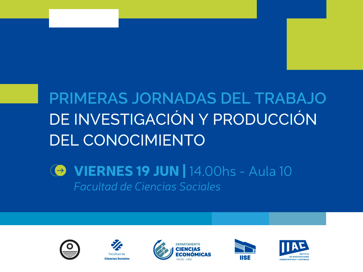 Se realizarán jornadas de trabajo de investigación y producción del conocimiento en Sociales