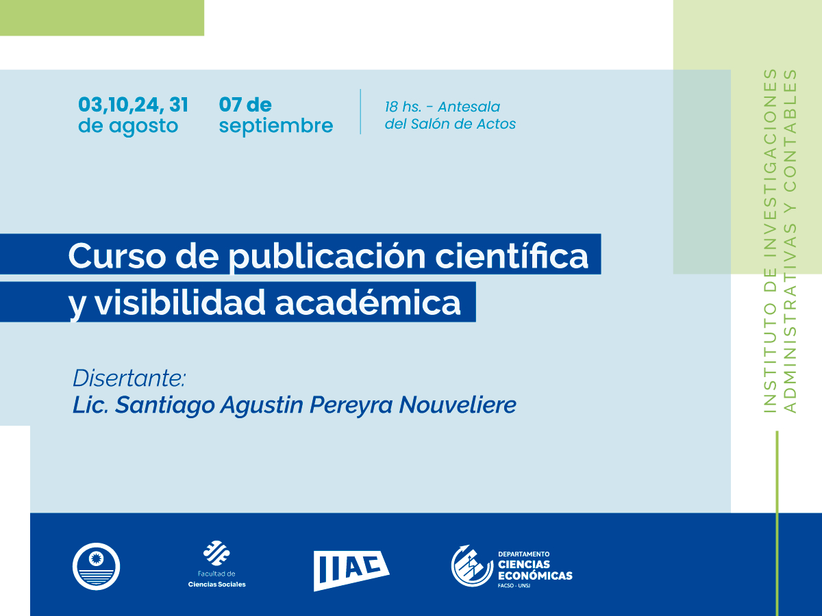 Curso de publicación científica y visibilidad académica