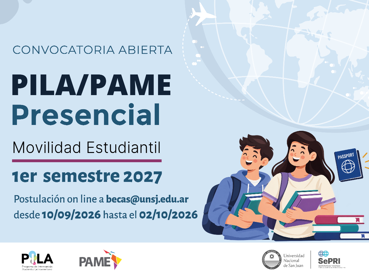 Convocatoria abierta para programas de movilidad PILA y PAME
