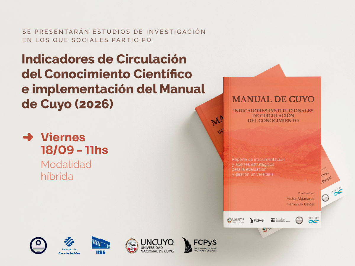 En la UNCuyo se presentarán resultados sobre indicadores universitarios