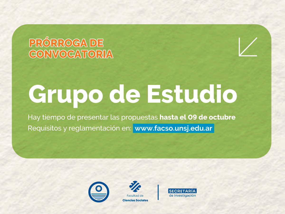 Convocatoria abierta para presentar nuevas propuestas de Grupos de Estudio