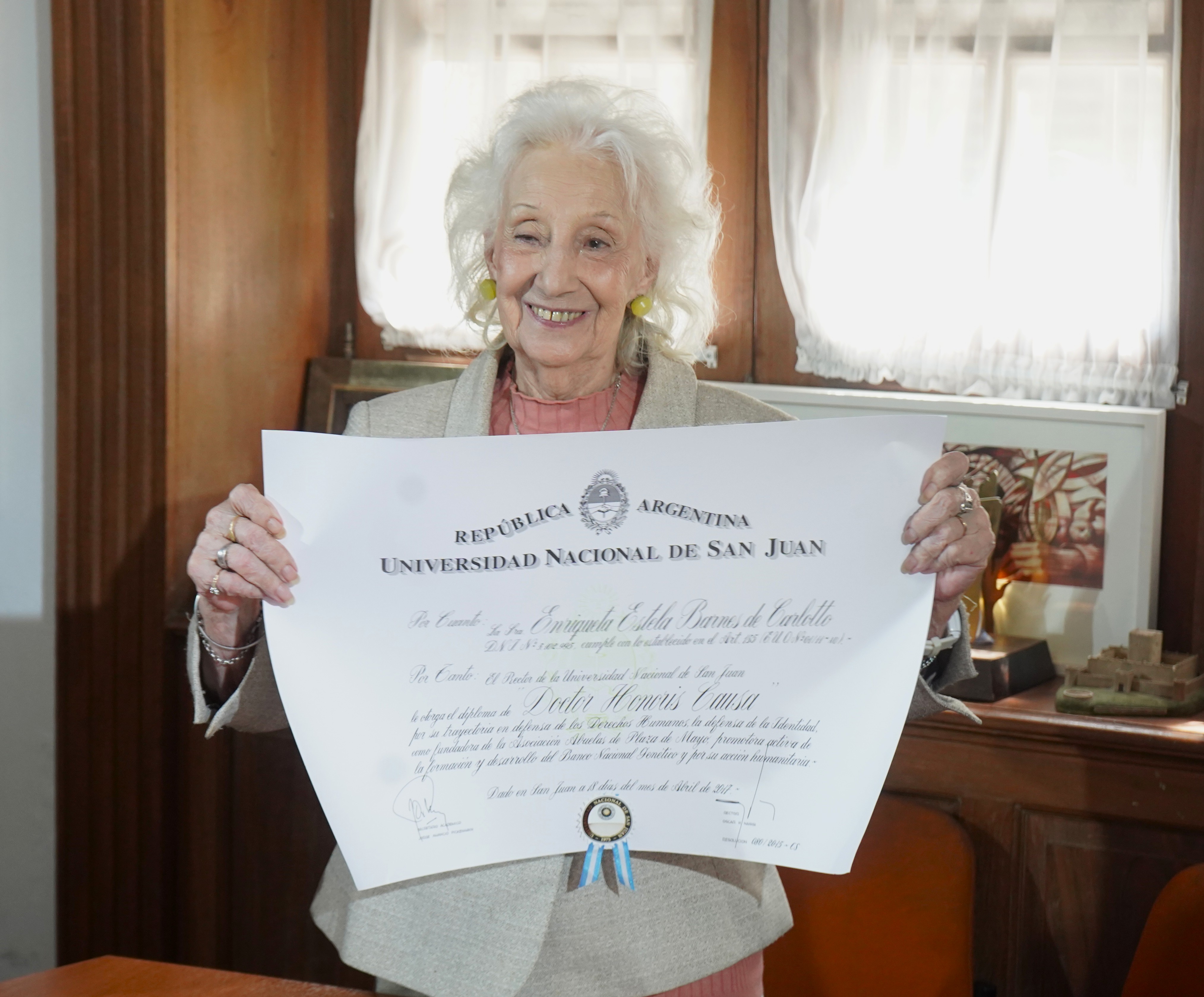 “El 'Nunca más' tiene que ser una palabra no escrita, sino realizada”