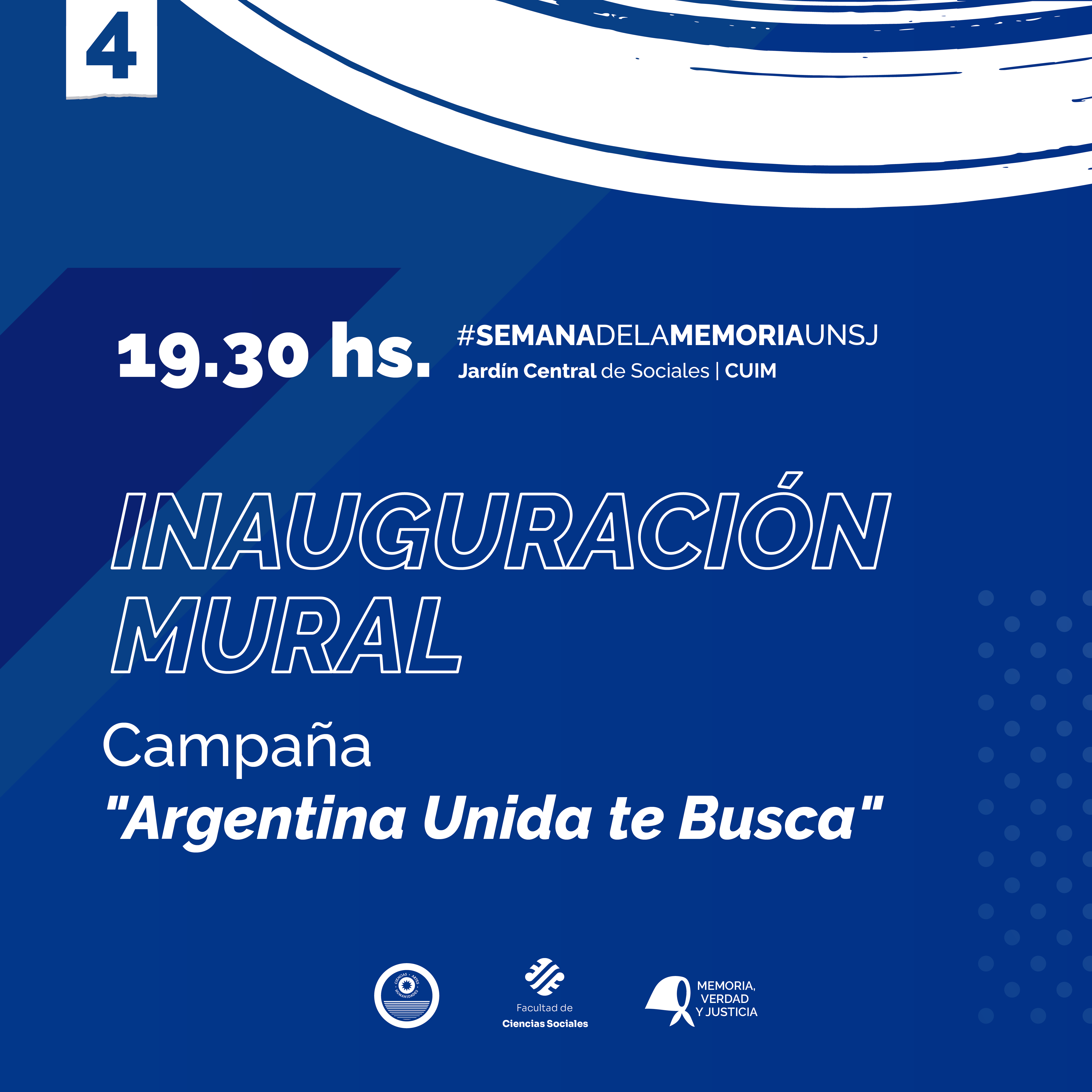 Sociales será anfitriona del acto central en el marco de las actividades por la Semana de la Memoria de la UNSJ