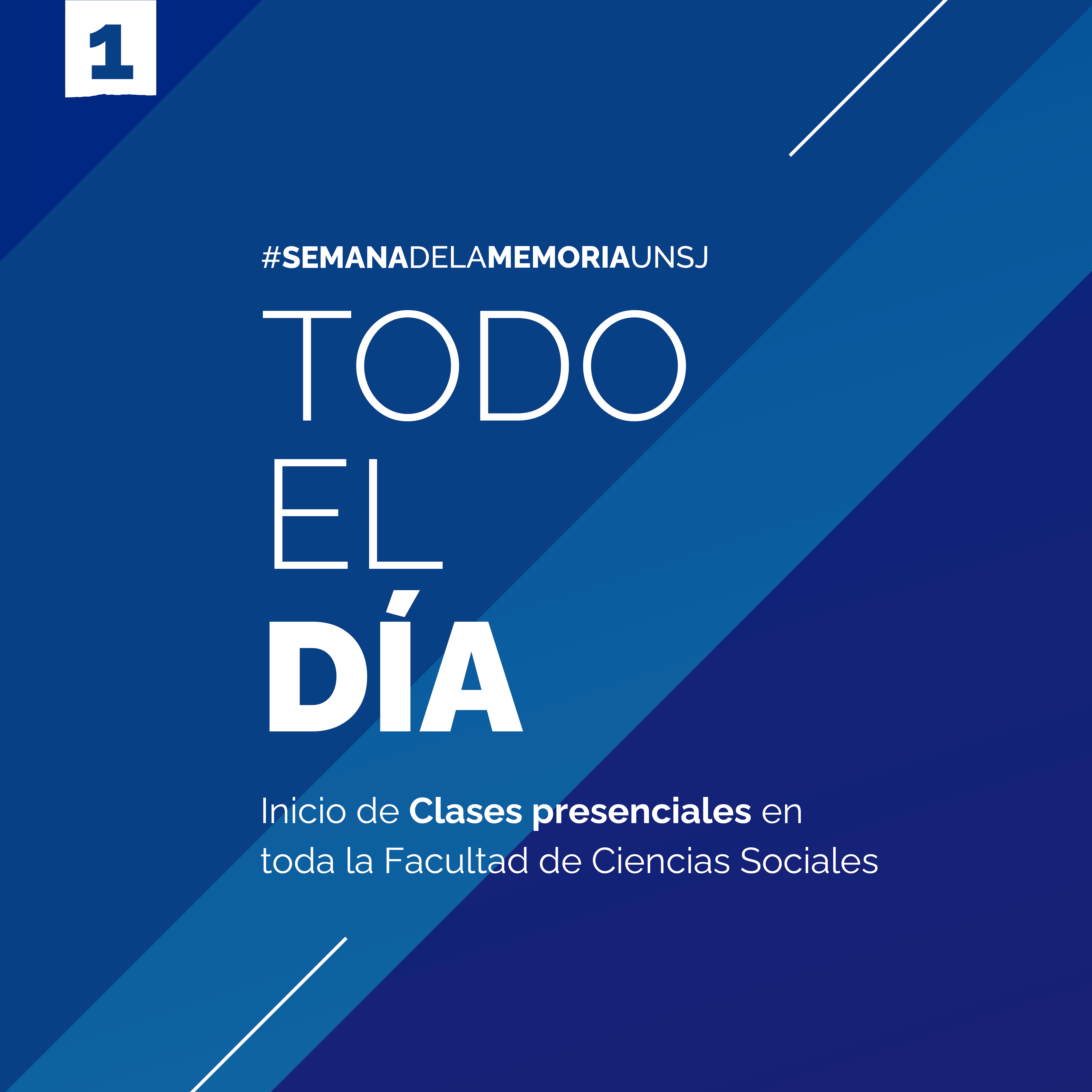 Sociales será anfitriona del acto central en el marco de las actividades por la Semana de la Memoria de la UNSJ